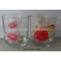 K8675-08W 250ml high quality drinking glass with heat transfer printing